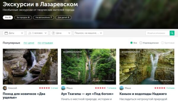 Путеводитель по Геленджикеу с картой