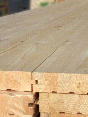 Половая доска шпунтованная хвоя сорт АВ